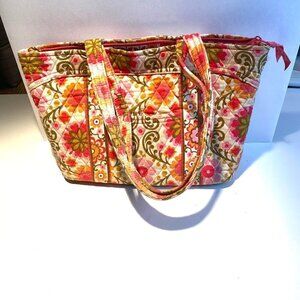Vera Bradley Large bag, 9.5 X 14.75 inches